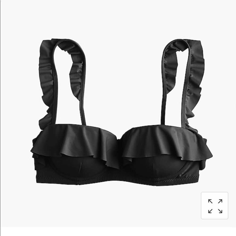J. Crew Ruffle Underwire Bikini Top